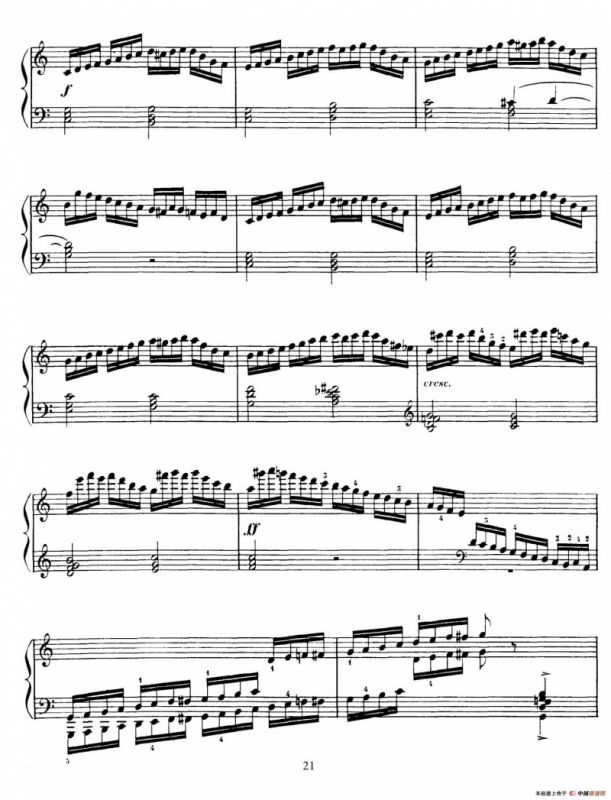 15 Etudes de Vortuosite Op.72（15首辉煌练习曲·5）