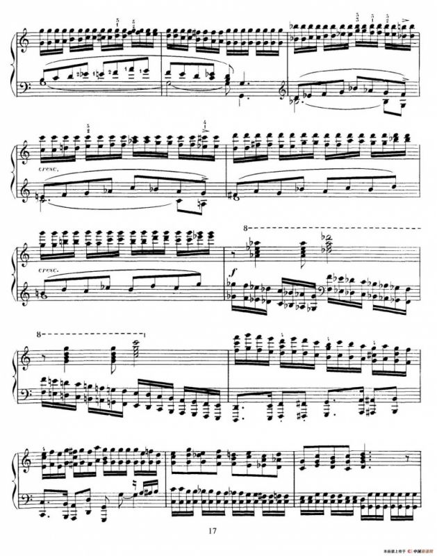 15 Etudes de Vortuosite Op.72（15首辉煌练习曲·4）