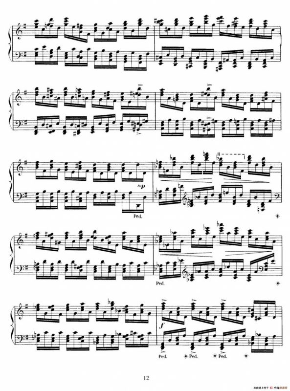 15 Etudes de Vortuosite Op.72（15首辉煌练习曲·3）