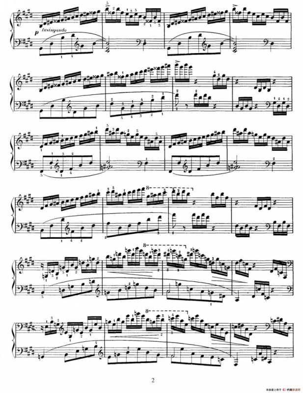 15 Etudes de Vortuosite Op.72（15首辉煌练习曲·1）