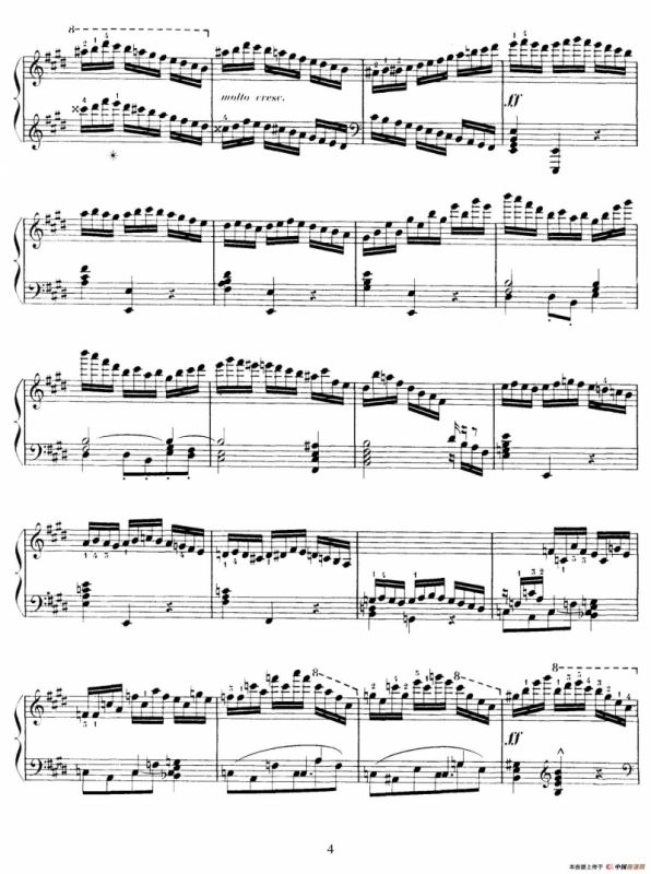 15 Etudes de Vortuosite Op.72（15首辉煌练习曲·1）