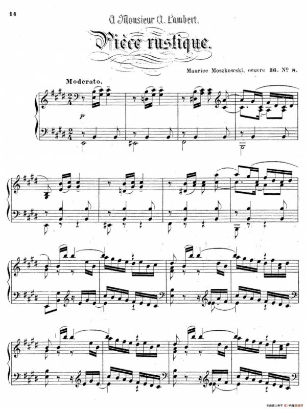 Characteristic Pieces Op.36（8首个性小品·8）