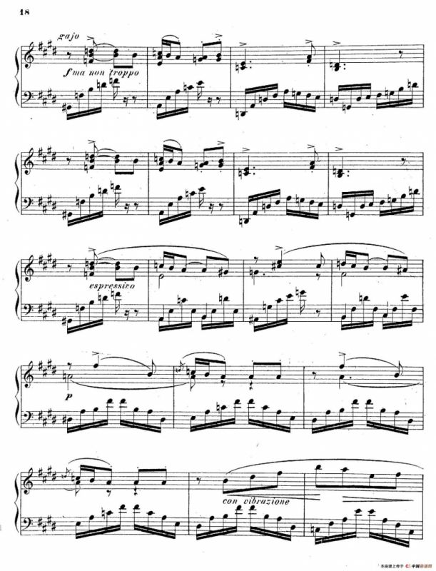 Characteristic Pieces Op.36（8首个性小品·8）