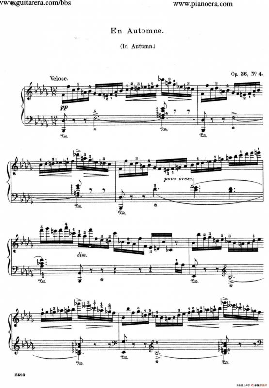 Characteristic Pieces Op.36（8首个性小品·4）