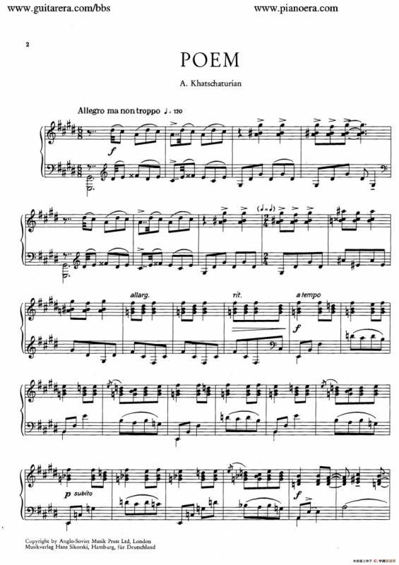 Poem in c-Sharp Minor Op.12（升c小调音诗）