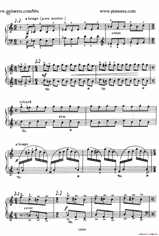 Piano Sonatina in C Major Op.93（C大调钢琴小奏鸣曲·第三乐章）