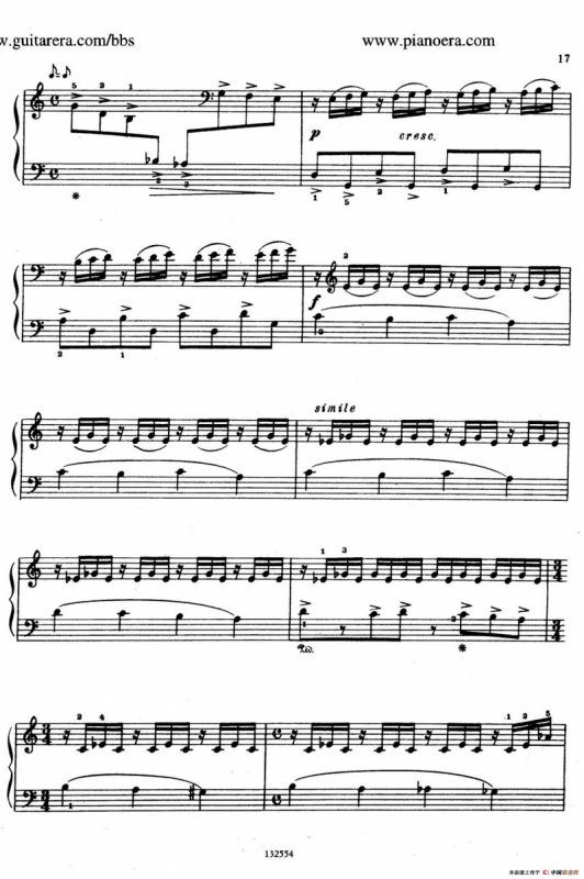 Piano Sonatina in C Major Op.93（C大调钢琴小奏鸣曲·第三乐章）