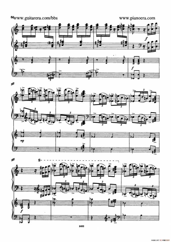 Piano Concerto in D-flat Major Op.37（降D大调钢琴协奏曲·Ⅲ·双钢琴）