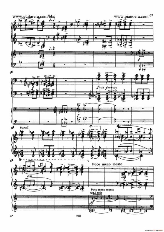 Piano Concerto in D-flat Major Op.37（降D大调钢琴协奏曲·Ⅲ·双钢琴）