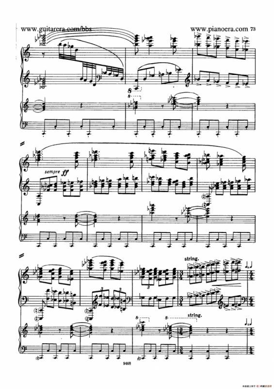 Piano Concerto in D-flat Major Op.37（降D大调钢琴协奏曲·Ⅲ·双钢琴）
