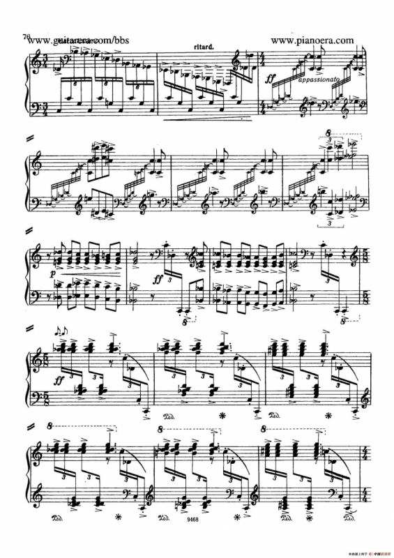 Piano Concerto in D-flat Major Op.37（降D大调钢琴协奏曲·Ⅲ·双钢琴）