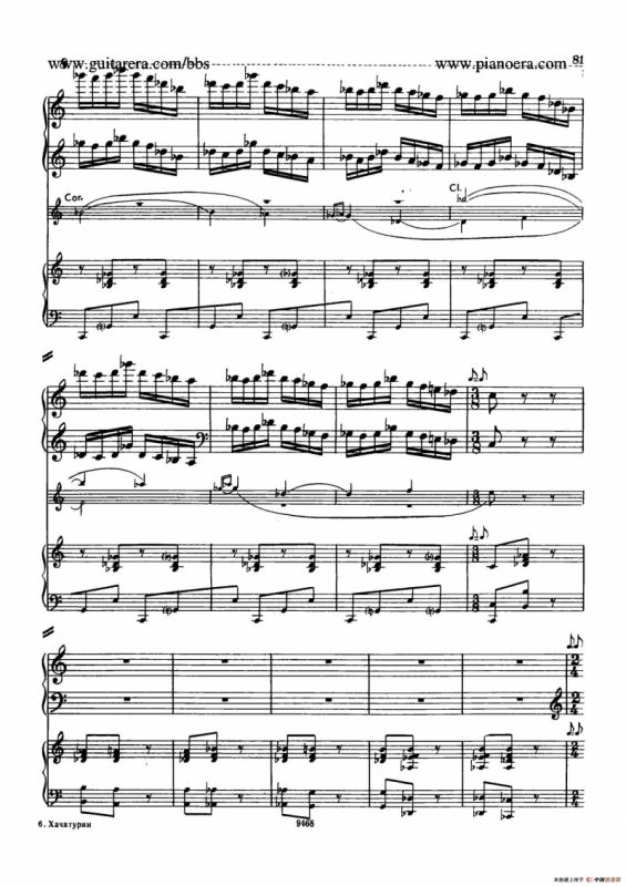 Piano Concerto in D-flat Major Op.37（降D大调钢琴协奏曲·Ⅲ·双钢琴）