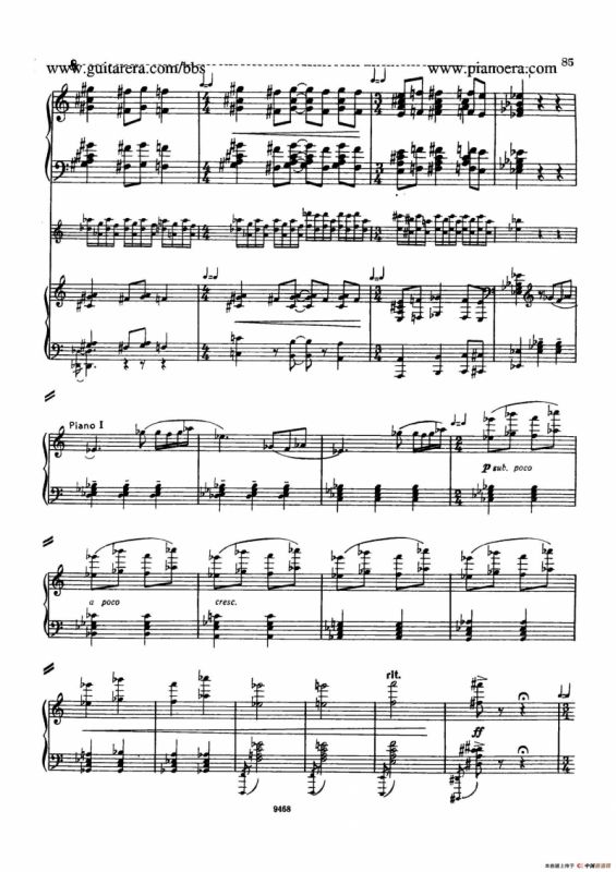 Piano Concerto in D-flat Major Op.37（降D大调钢琴协奏曲·Ⅲ·双钢琴）