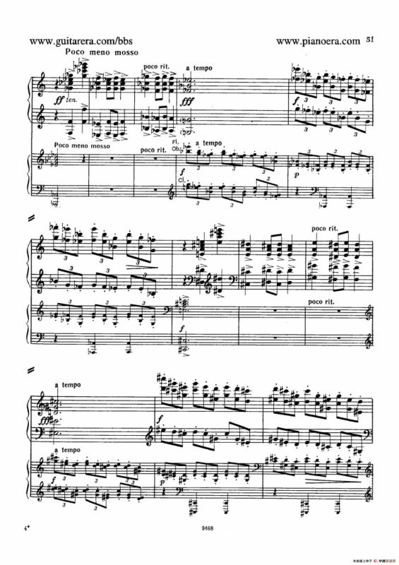 Piano Concerto in D-flat Major Op.37（降D大调钢琴协奏曲·Ⅱ·双钢琴）