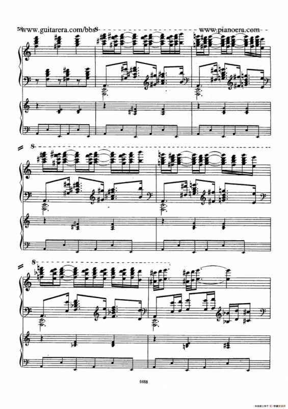 Piano Concerto in D-flat Major Op.37（降D大调钢琴协奏曲·Ⅱ·双钢琴）