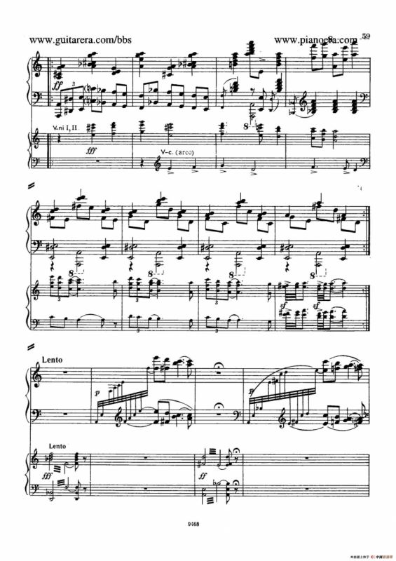 Piano Concerto in D-flat Major Op.37（降D大调钢琴协奏曲·Ⅱ·双钢琴）