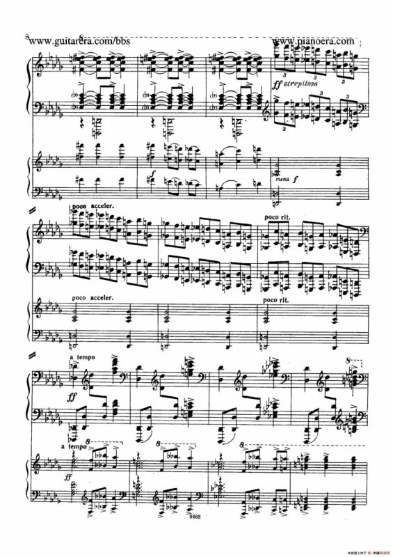 Piano Concerto in D-flat Major Op.37（降D大调钢琴协奏曲·Ⅰ·双钢琴）