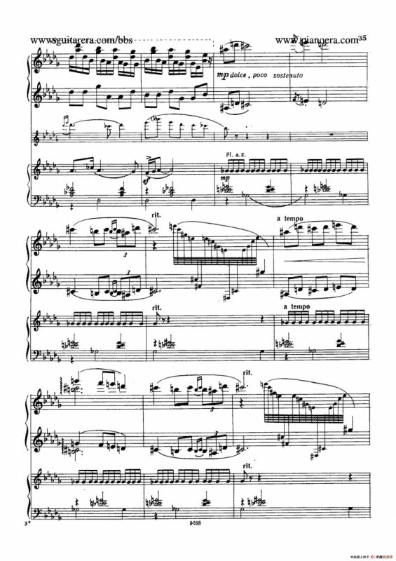 Piano Concerto in D-flat Major Op.37（降D大调钢琴协奏曲·Ⅰ·双钢琴）