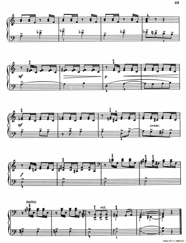 Childrens Album Book 1 Op.62（儿童钢琴曲集·9）