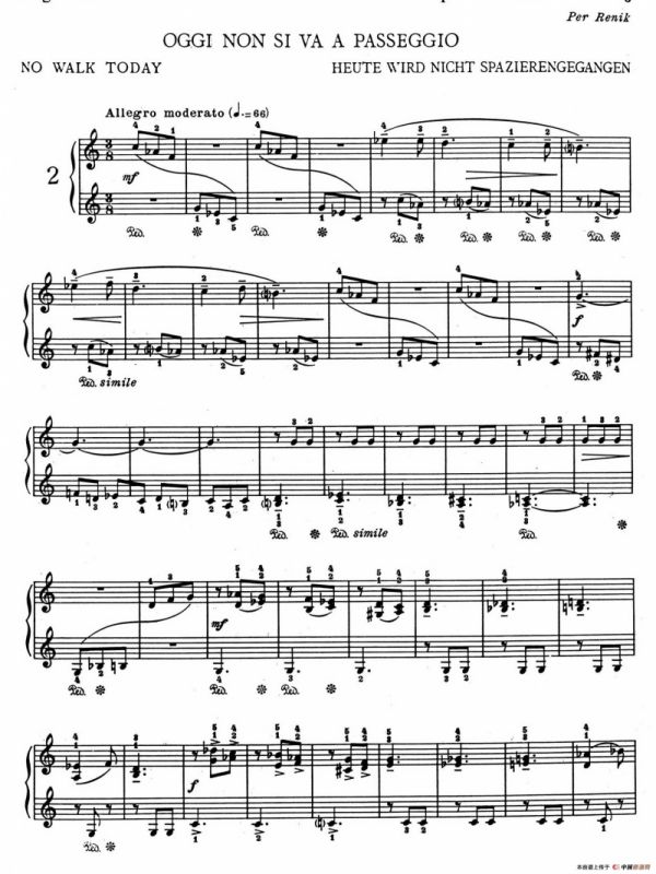 Childrens Album Book 1 Op.62（儿童钢琴曲集·2）