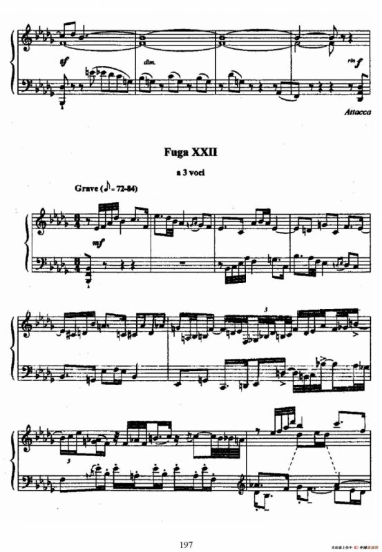 24 Preludes and Fugues Op.82（24首前奏曲与赋格·22）