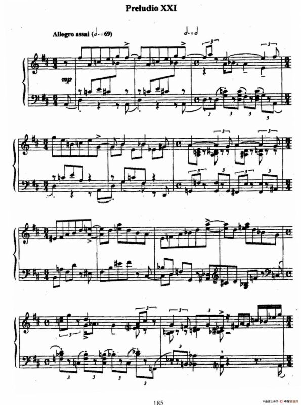 24 Preludes and Fugues Op.82（24首前奏曲与赋格·21）