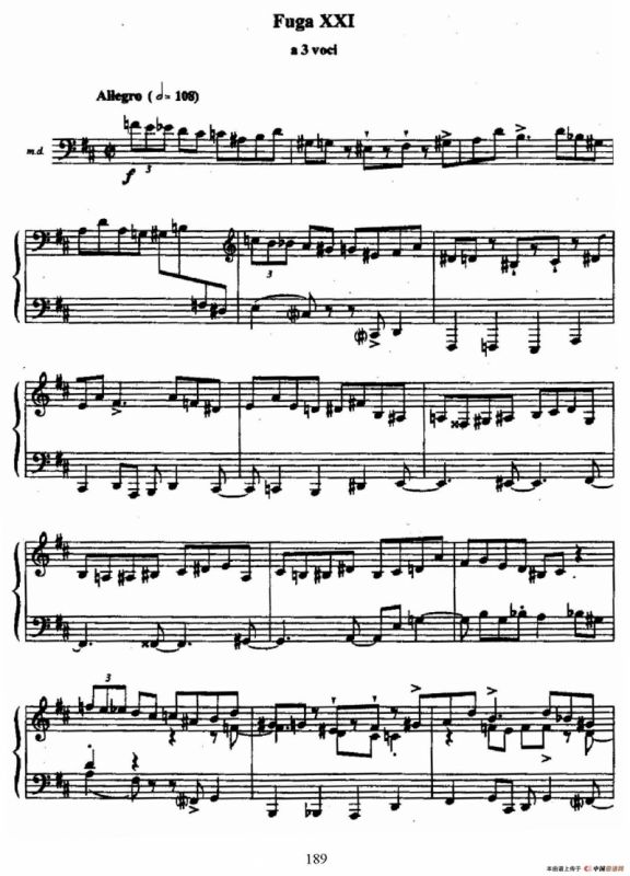 24 Preludes and Fugues Op.82（24首前奏曲与赋格·21）