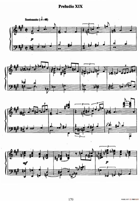 24 Preludes and Fugues Op.82（24首前奏曲与赋格·19）