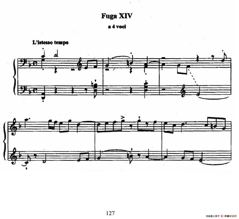 24 Preludes and Fugues Op.82（24首前奏曲与赋格·14）