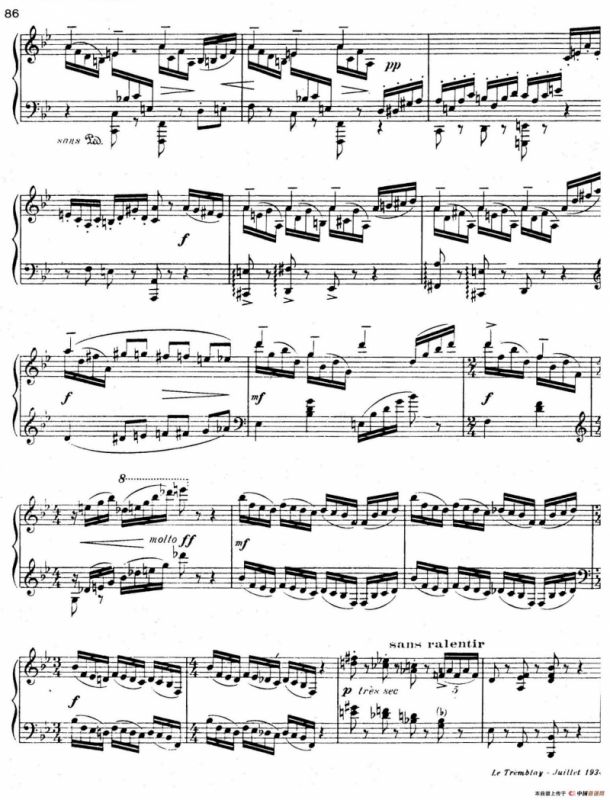 Presto in B-Flat Majo（降B大调急板）