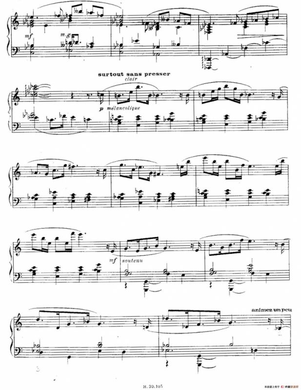 Trois Pieces（3首小品·1）