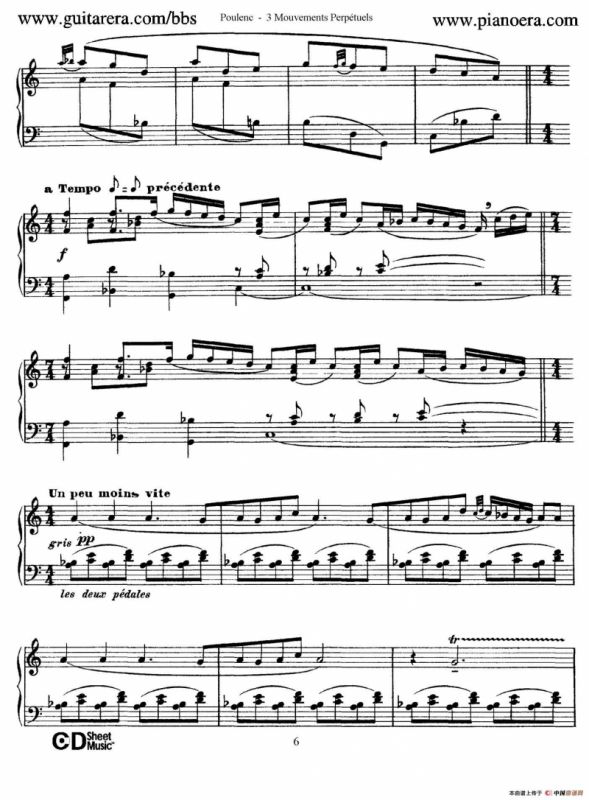 Trois Mouvements Perpetuel（3首无穷动·3）