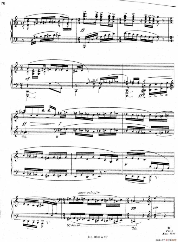 2 Intermezzos（2首间奏曲·1）