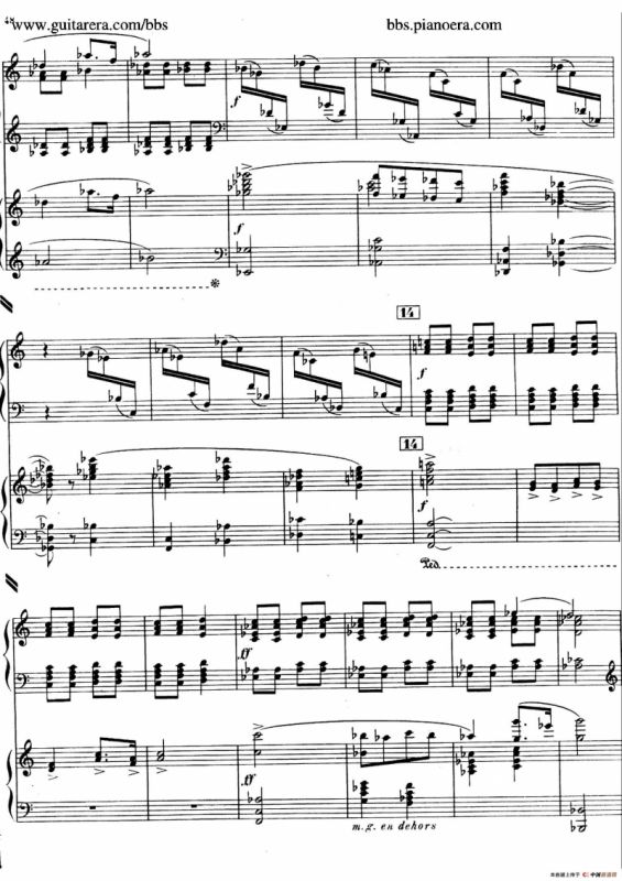 Piano Concerto in c-sharp Minor（升c小调钢琴协奏曲·第三乐章）