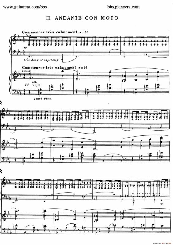 Piano Concerto in c-sharp Minor（升c小调钢琴协奏曲·第二乐章）