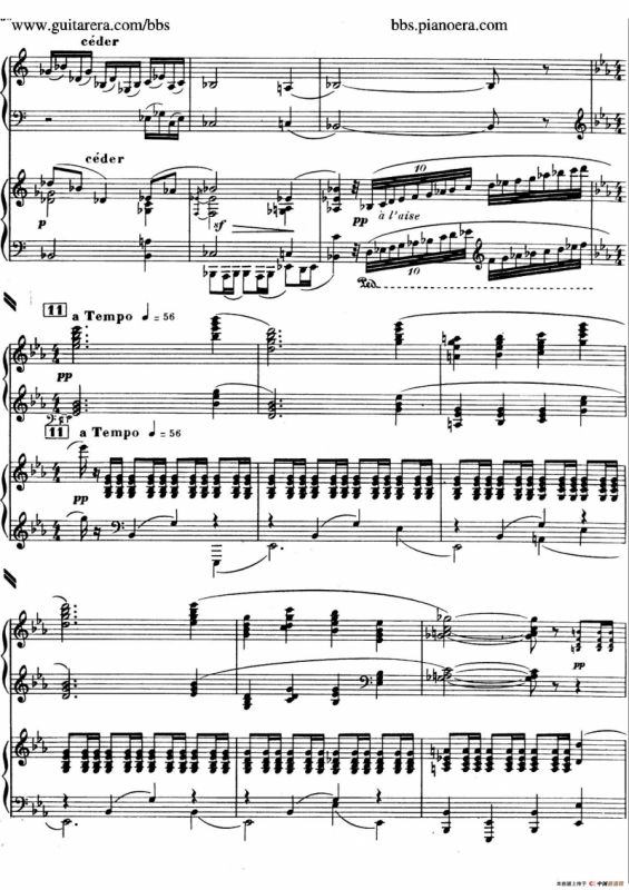 Piano Concerto in c-sharp Minor（升c小调钢琴协奏曲·第二乐章）