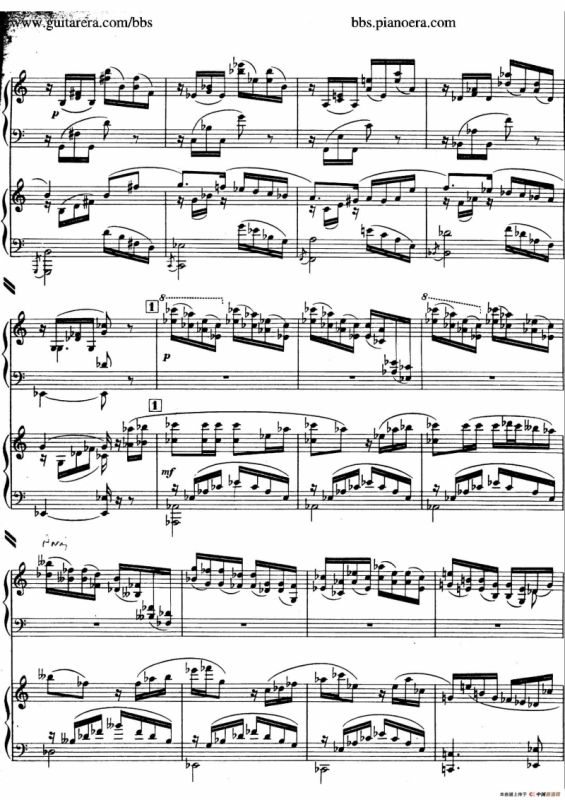 Piano Concerto in c-sharp Minor （升c小调钢琴协奏曲·第一乐章）