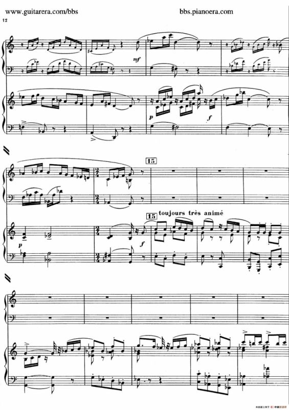 Piano Concerto in c-sharp Minor （升c小调钢琴协奏曲·第一乐章）