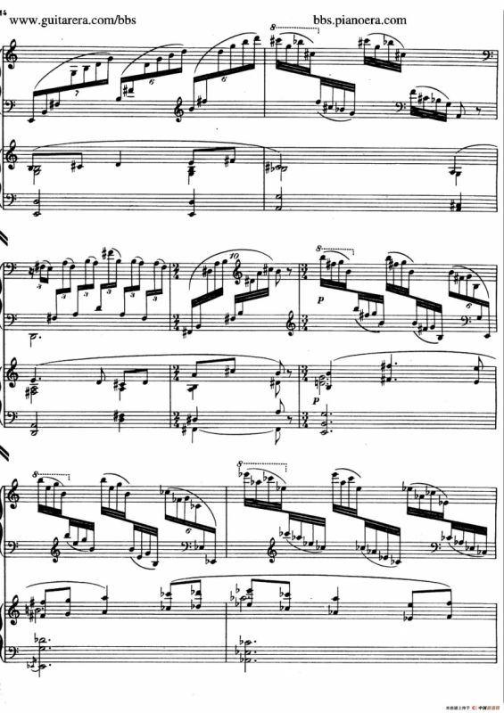 Piano Concerto in c-sharp Minor （升c小调钢琴协奏曲·第一乐章）