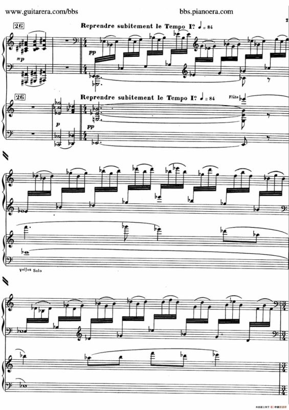 Piano Concerto in c-sharp Minor （升c小调钢琴协奏曲·第一乐章）