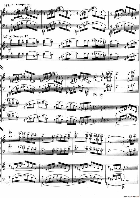 Piano Concerto in c-sharp Minor （升c小调钢琴协奏曲·第一乐章）