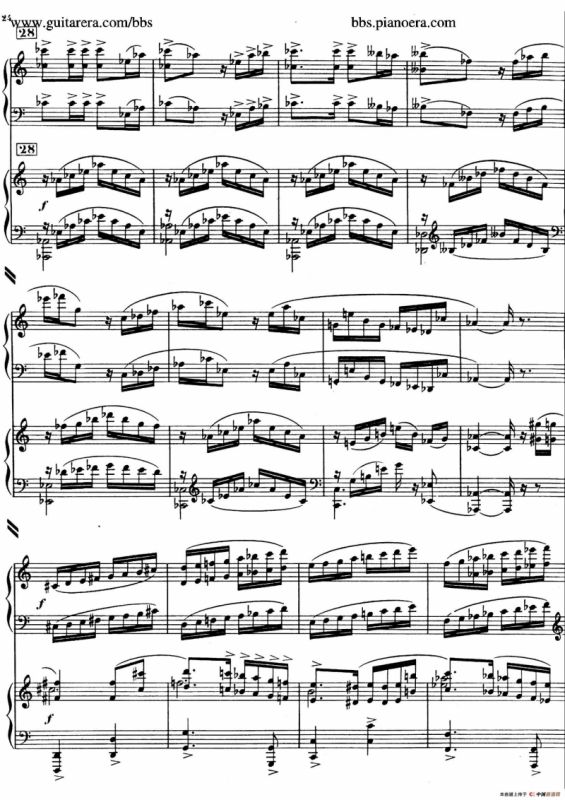 Piano Concerto in c-sharp Minor （升c小调钢琴协奏曲·第一乐章）