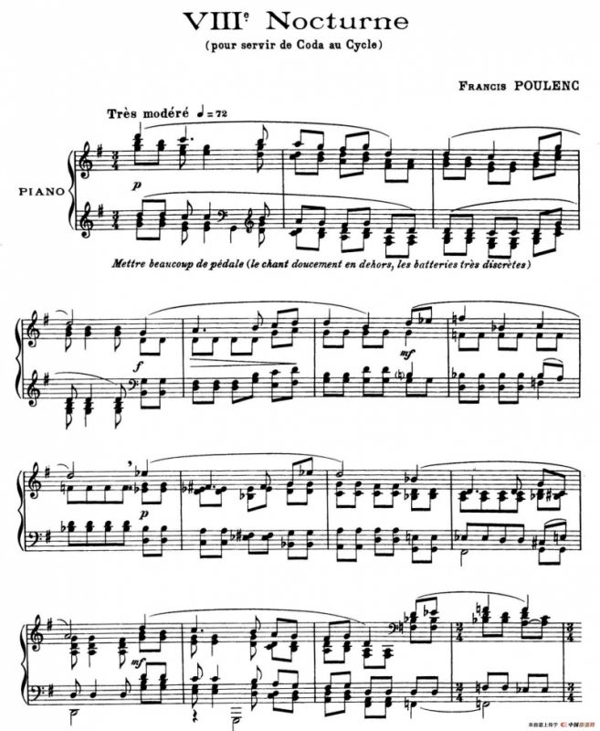 Eight Nocturnes （8首夜曲·Ⅷ）