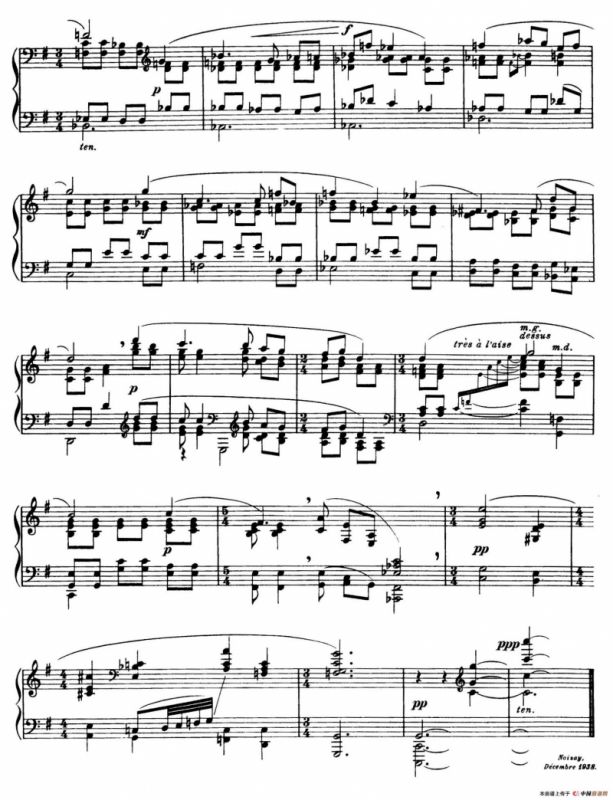 Eight Nocturnes （8首夜曲·Ⅷ）