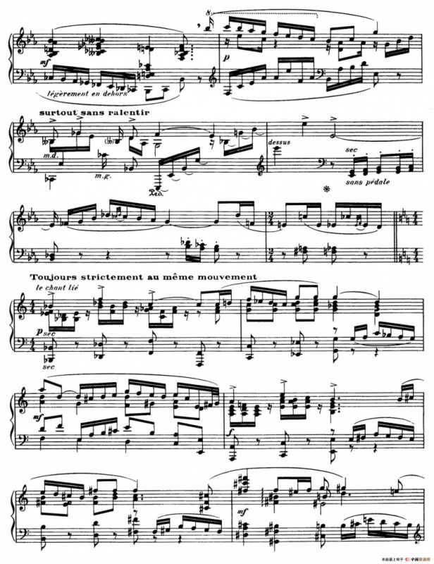 Eight Nocturnes （8首夜曲·Ⅶ）