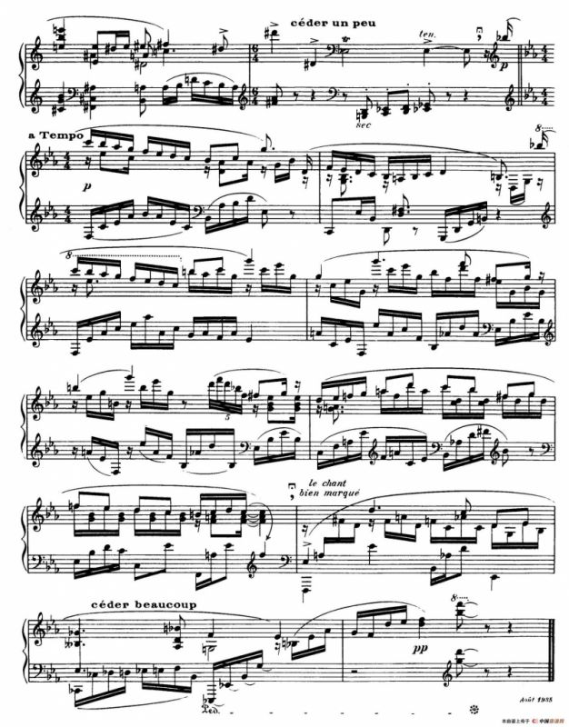 Eight Nocturnes （8首夜曲·Ⅶ）