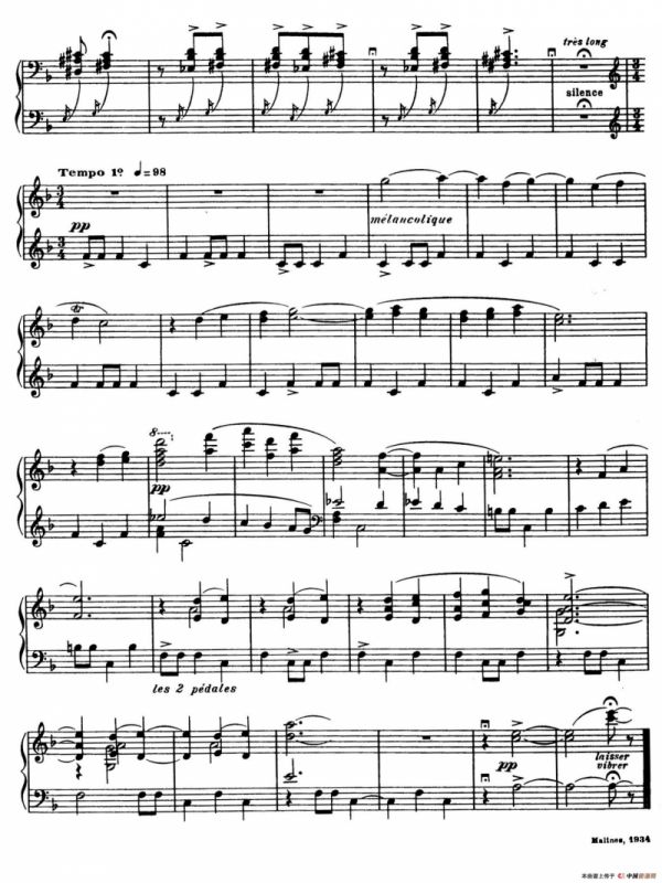 Eight Nocturnes （8首夜曲·Ⅲ）