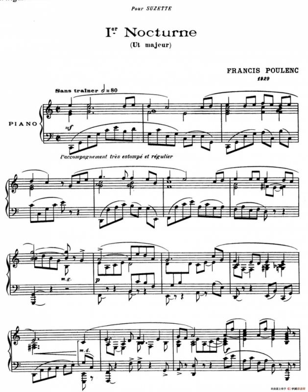 Eight Nocturnes （8首夜曲·Ⅰ）