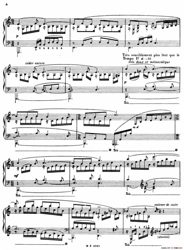 Intermezzo No.3 in A-flat Major（降A大调第三间奏曲）