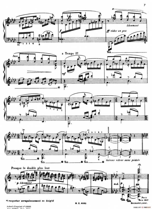 Intermezzo No.3 in A-flat Major（降A大调第三间奏曲）